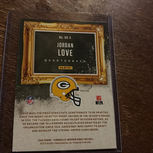 Jordan, love, Green Bay Packers, rookie card, mint condition! 2020 panini NFL - Picture 2 of 2